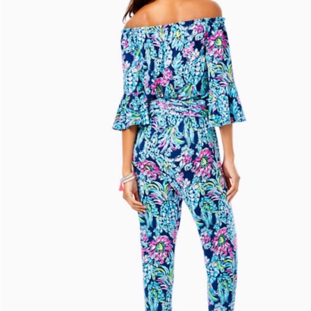 Lilly Pulitzer Calla Jumpsuit Pineapple Paradise